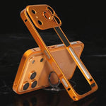 Phone Case Aluminum Frame Shockproof MagSafe Compatible