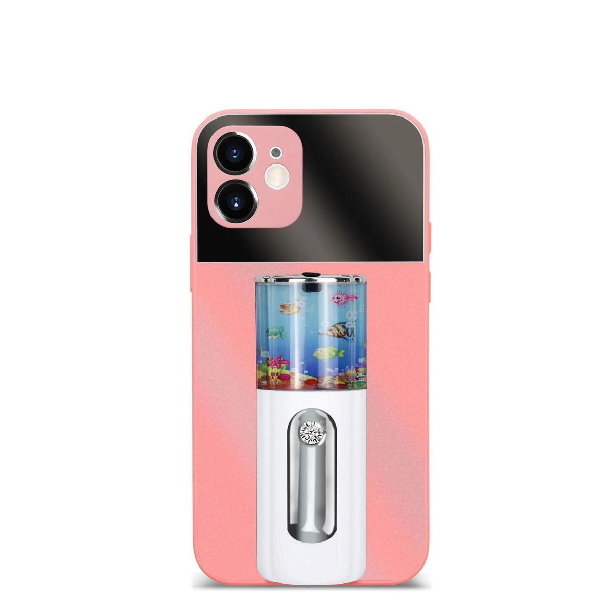 Phone Case Built-In Humidifier & Makeup Mirror