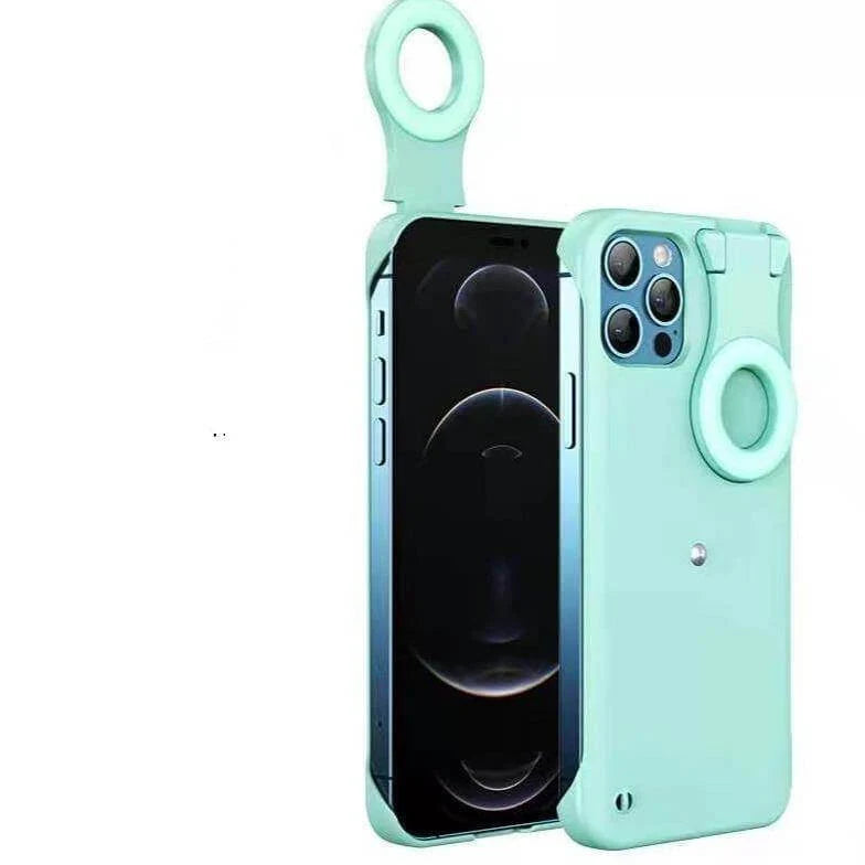 Phone Case Built-In Selfie Light Shockproof Protection