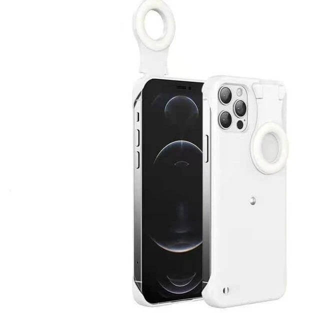 Phone Case Built-In Selfie Light Shockproof Protection