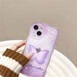 Phone Case Butterfly Design Full-Coverage Shock Protection TPU