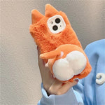 Phone Case Cat Tail Design Full Coverage Scratch-Resistant Non-Slip