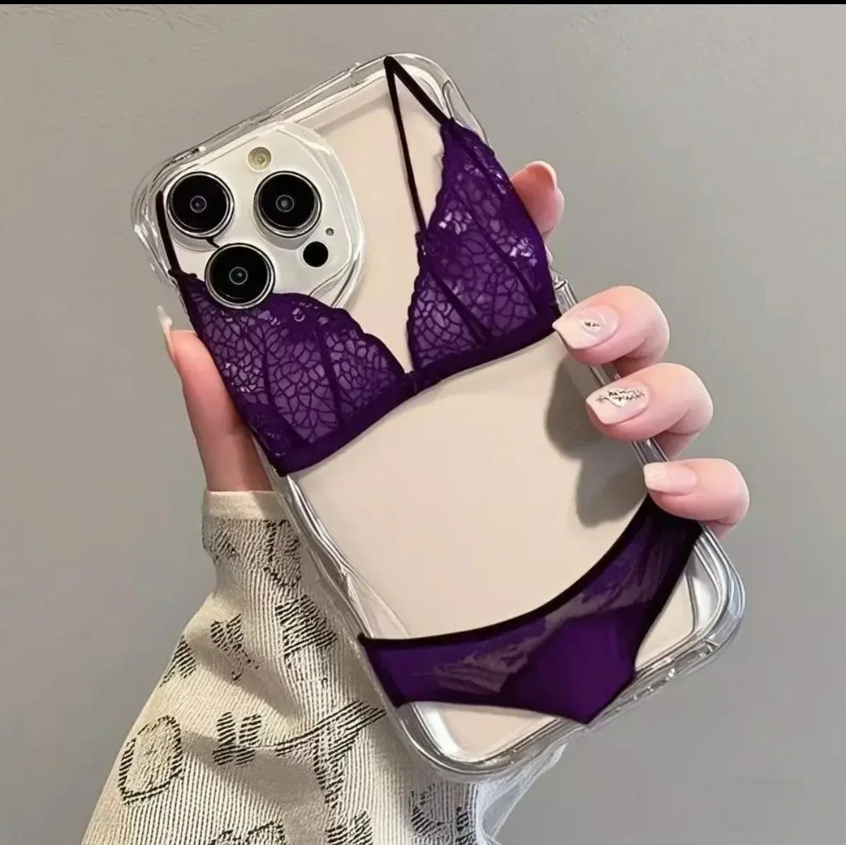 Phone Case Clear Printed Shock-Absorbing Protection