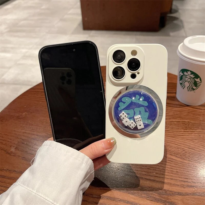 Phone Case Colorful Dice Game Design Scratch-Resistant Anti-Fingerprint
