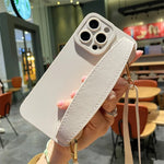 Phone Case Detachable Crossbody & Wrist Strap Water-Resistant Protection