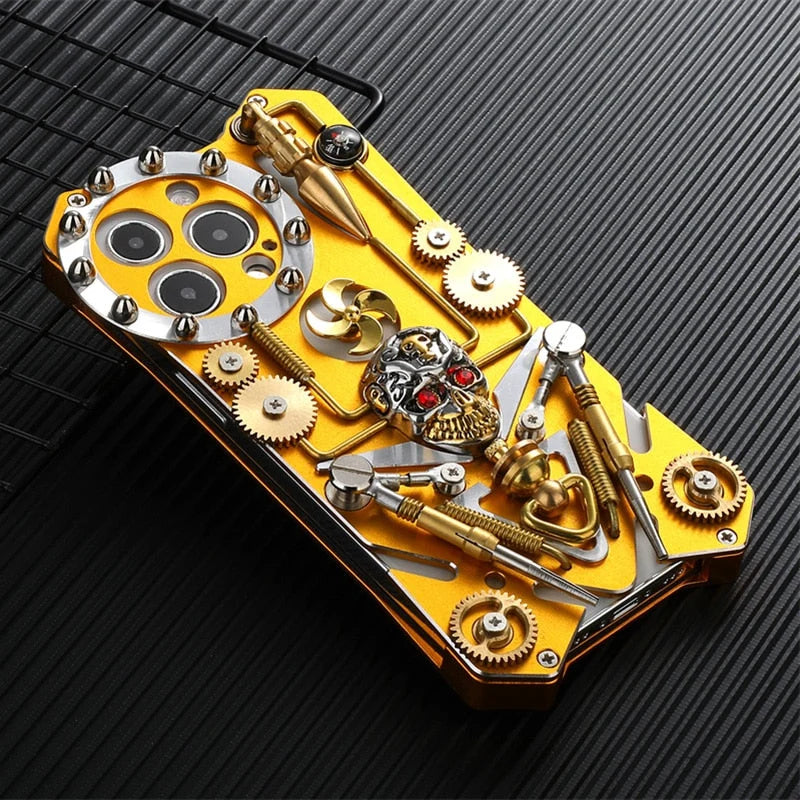 Phone Case Full Coverage Cyberpunk Design Anti-Scratch & Anti-Fingerprint
