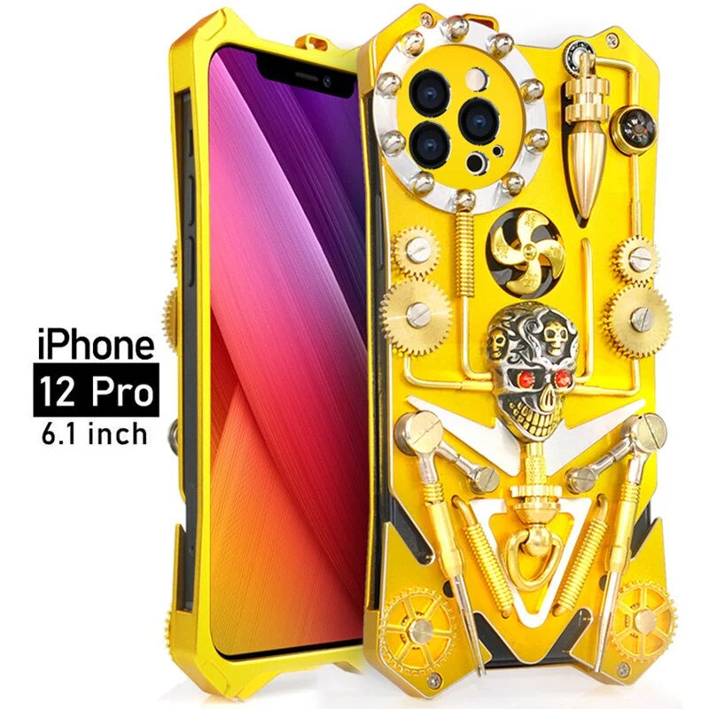 Phone Case Full Coverage Cyberpunk Design Anti-Scratch & Anti-Fingerprint