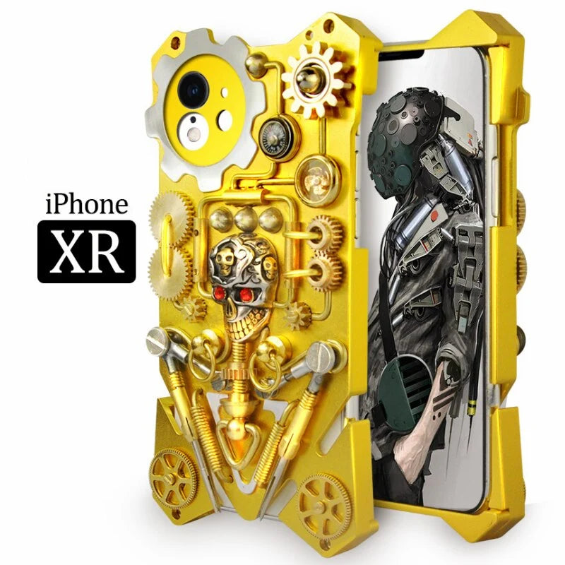 Phone Case Full Coverage Cyberpunk Design Anti-Scratch & Anti-Fingerprint