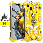 Phone Case Full Coverage Cyberpunk Design Anti-Scratch & Anti-Fingerprint