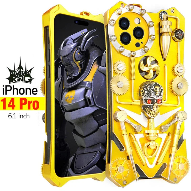 Phone Case Full Coverage Cyberpunk Design Anti-Scratch & Anti-Fingerprint