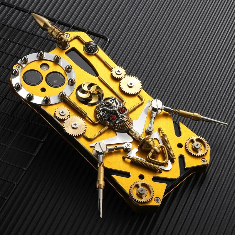 Phone Case Full Coverage Cyberpunk Design Anti-Scratch & Anti-Fingerprint