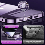 Phone Case Full-Coverage Privacy Screen Magnetic Closure