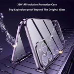 Phone Case Full-Coverage Privacy Screen Magnetic Closure