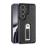 Phone Case Genuine Leather Adjustable Stand Magnetic Wireless Charging