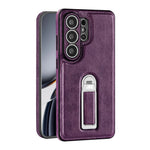 Phone Case Genuine Leather Adjustable Stand Magnetic Wireless Charging