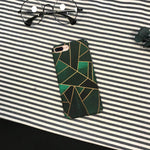 Phone Case Geometric Print Shock-Resistant Scratch-Resistant