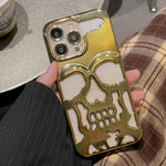 Phone Case Geometric Skull Design Scratch & Drop Protection