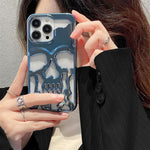 Phone Case Geometric Skull Design Scratch & Drop Protection