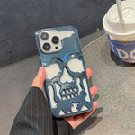 Phone Case Geometric Skull Design Scratch & Drop Protection
