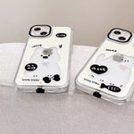 Phone Case Glow-in-the-Dark Shock-Absorbing Cat Design