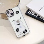 Phone Case Glow-in-the-Dark Shock-Absorbing Cat Design