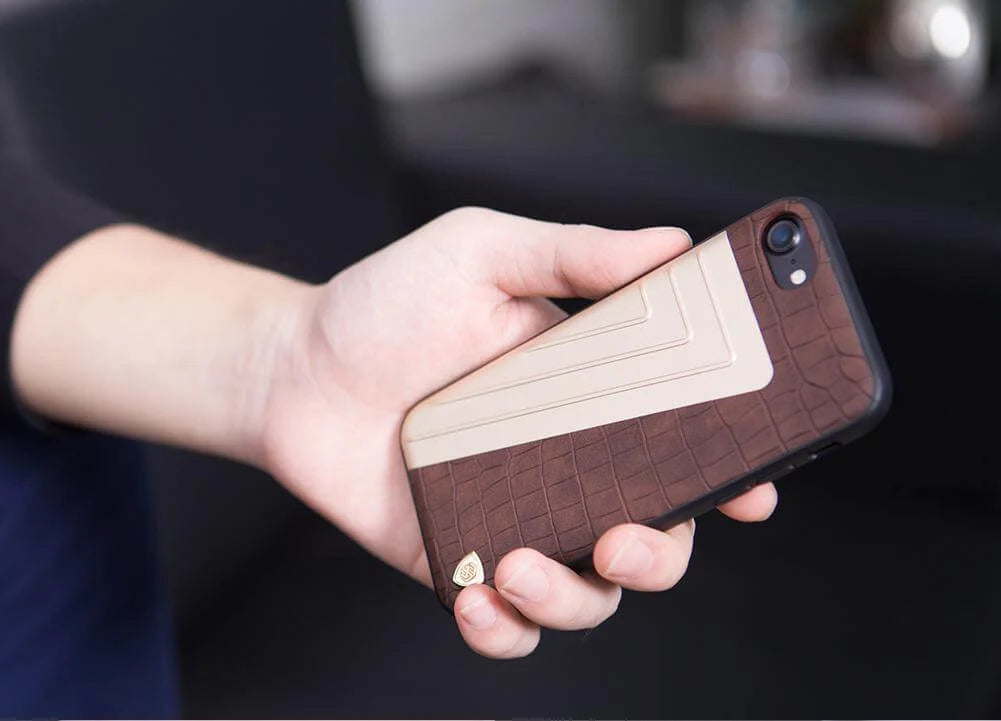 Phone Case Hybrid Leather Impact-Resistant Dirt-Resistant