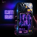 Phone Case LED Cyberpunk Design Scratch-Resistant Slim Protection