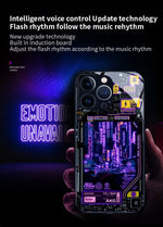 Phone Case LED Cyberpunk Design Scratch-Resistant Slim Protection
