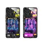 Phone Case LED Cyberpunk Design Scratch-Resistant Slim Protection