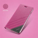 Phone Case Leather Flip Wallet Card Slot Kickstand