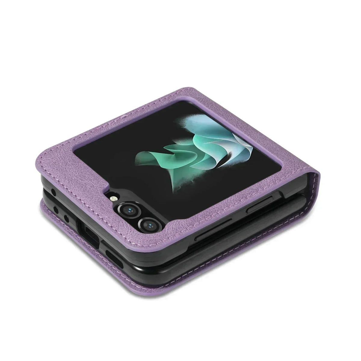 Phone Case Leather Wallet Magnetic Flap & Card Slots