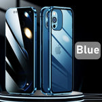 Phone Case Magnetic 9H Tempered Glass Full-Body Protection