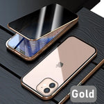 Phone Case Magnetic 9H Tempered Glass Full-Body Protection