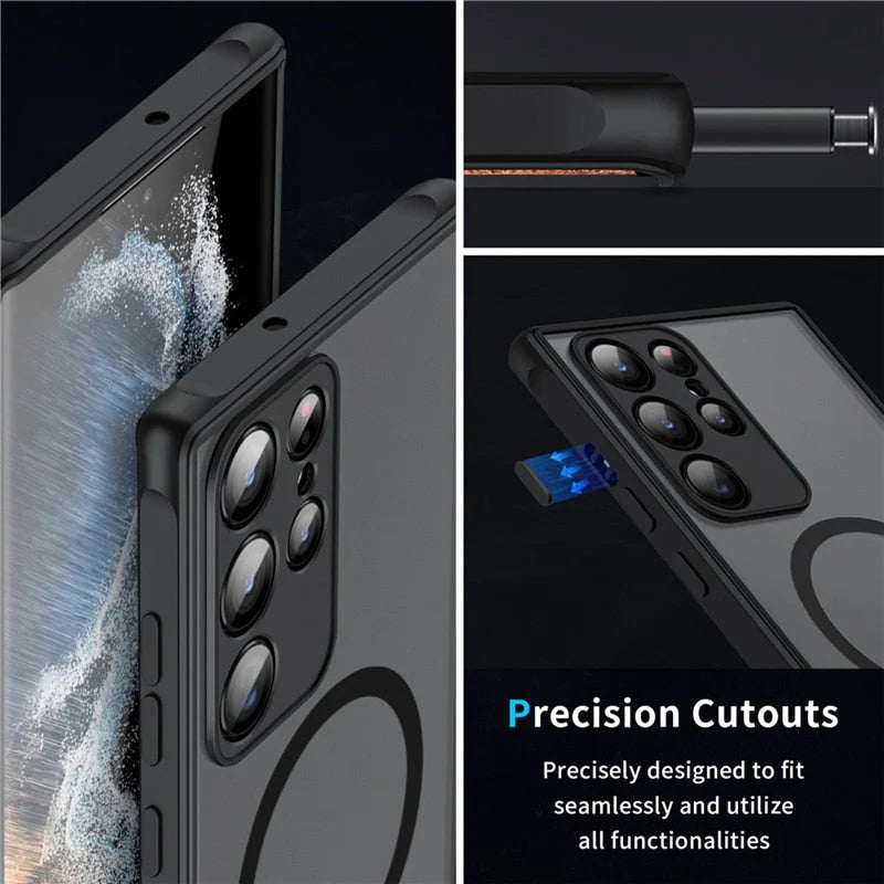 Phone Case Magnetic Shock-Absorbing Slim Fit