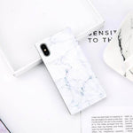 Phone Case Marble Pattern Shock-Resistant Soft TPU Full Cover