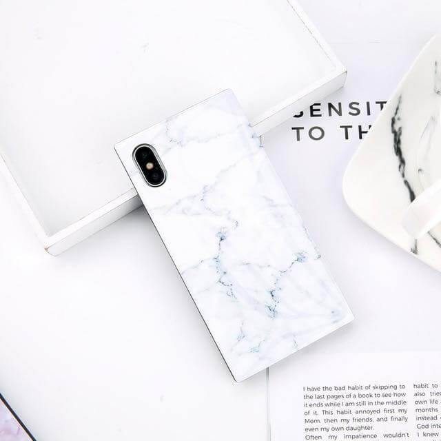 Phone Case Marble Pattern Shock-Resistant Soft TPU Full Cover
