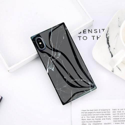 Phone Case Marble Pattern Shock-Resistant Soft TPU Full Cover