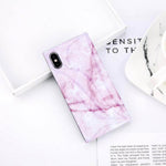 Phone Case Marble Pattern Shock-Resistant Soft TPU Full Cover
