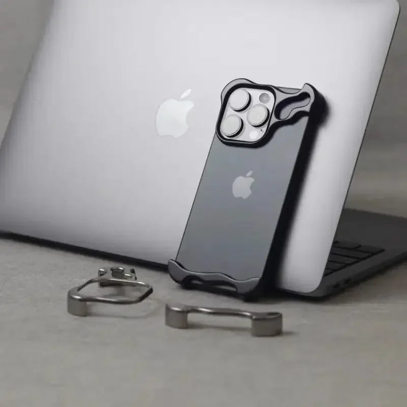 Phone Case Metal Bumper Non-Slip Grip Drop Protection