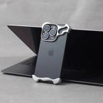 Phone Case Metal Bumper Non-Slip Grip Drop Protection