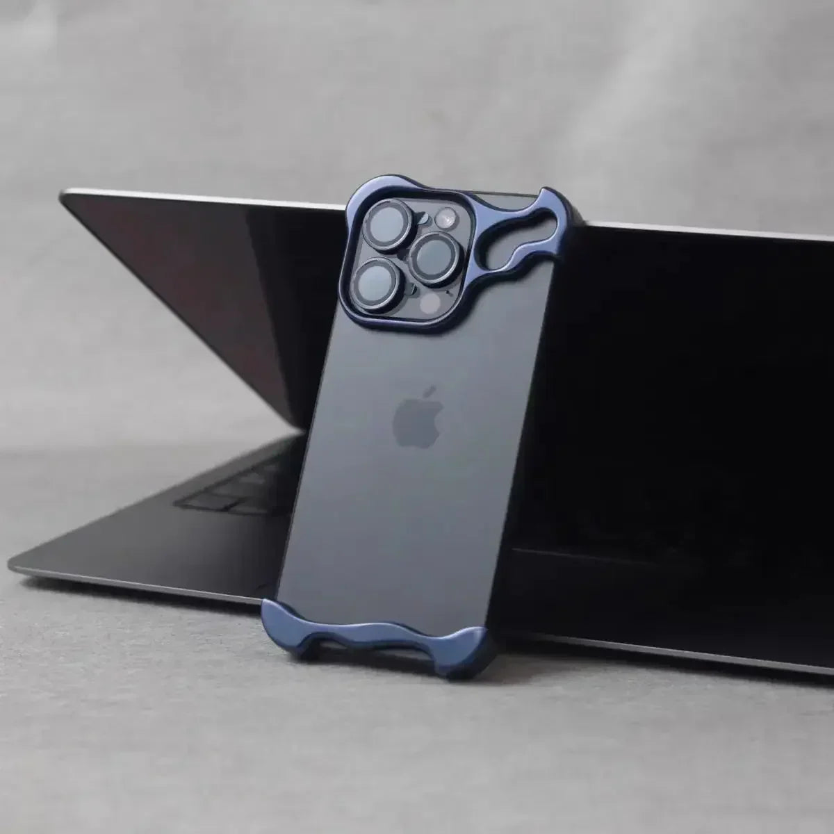 Phone Case Metal Bumper Non-Slip Grip Drop Protection