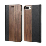 Phone Case Natural Wood Card Pocket & Kickstand