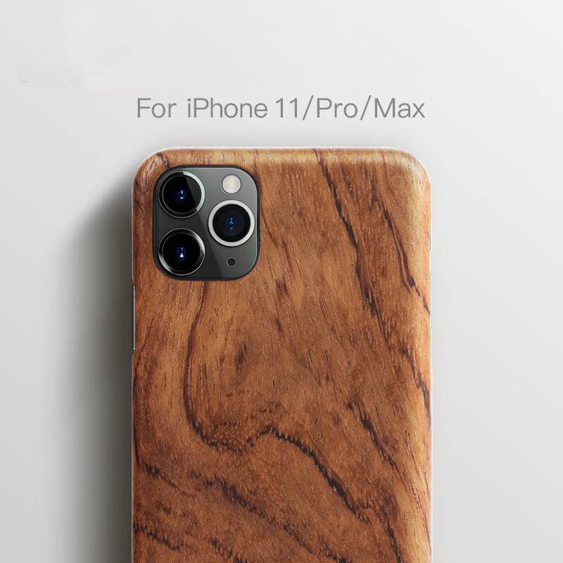 Phone Case Natural Wood Slim Durable Protection