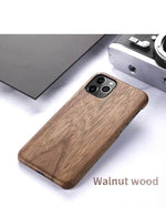 Phone Case Natural Wood Slim Durable Protection