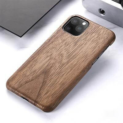 Phone Case Natural Wood Slim Durable Protection