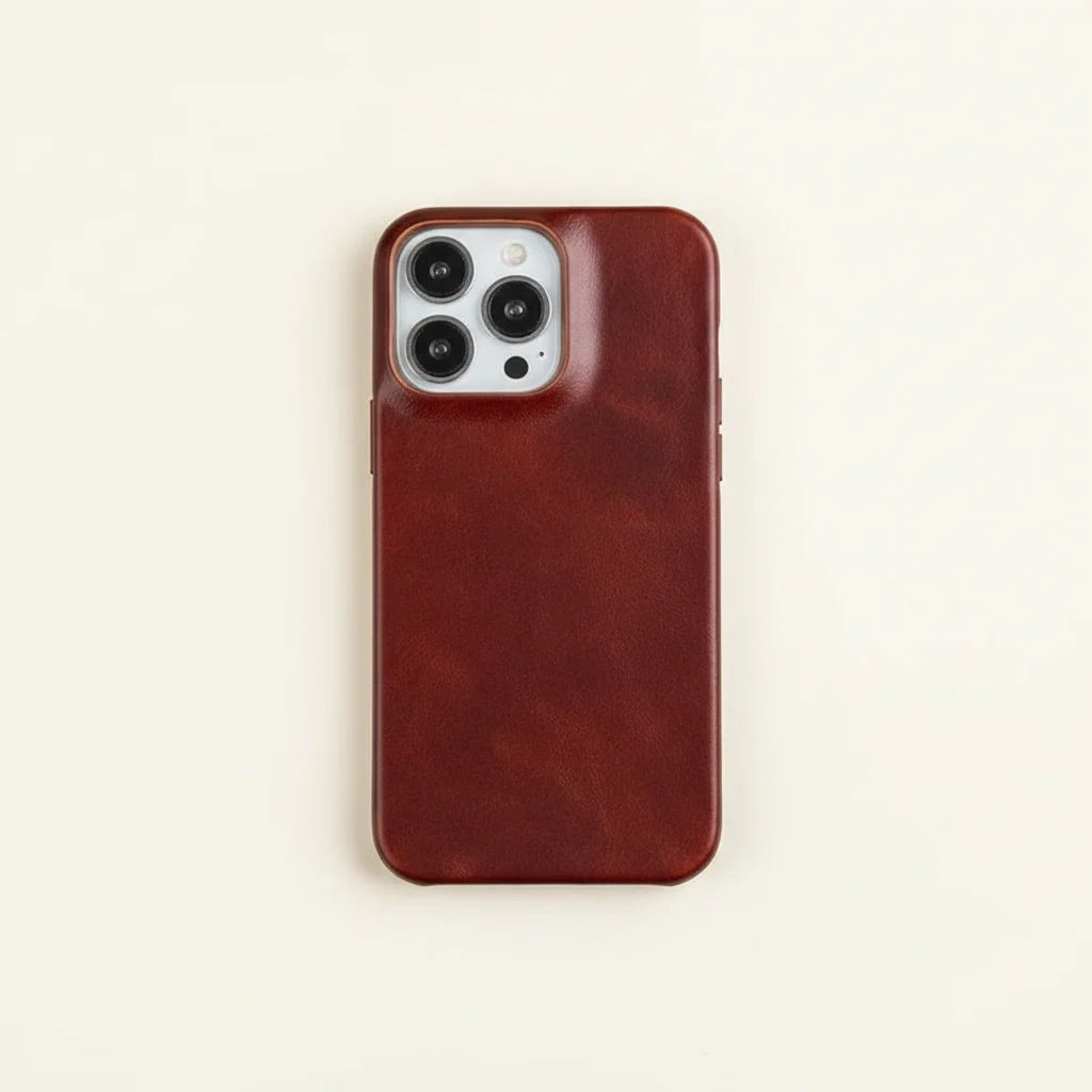 Phone Case Oil-Wax Leather MagSafe Compatible