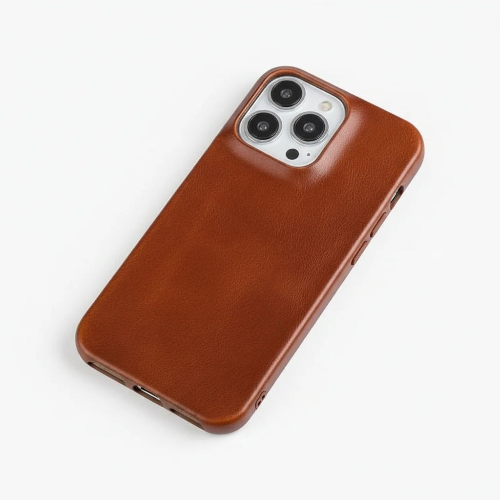 Phone Case Oil-Wax Leather MagSafe Compatible