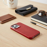 Phone Case Oil-Wax Leather MagSafe Compatible