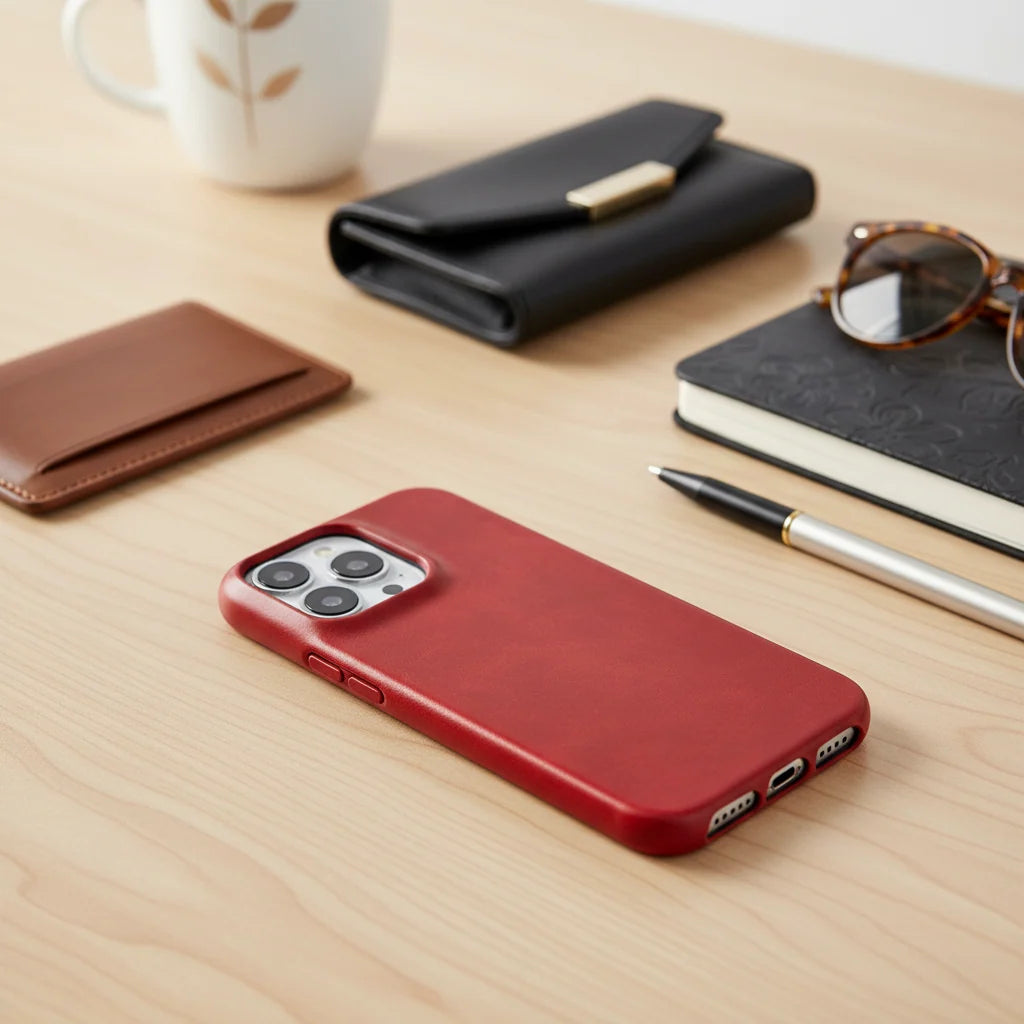 Phone Case Oil-Wax Leather MagSafe Compatible