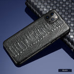 Phone Case Ostrich Leather Shock-Absorbing Protection